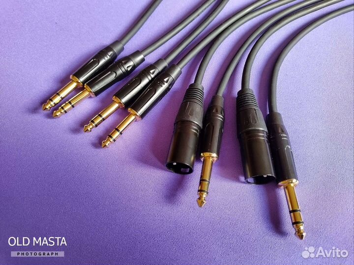 Jack Jack. XLR Jack для мониторов 1,5м. 2шт