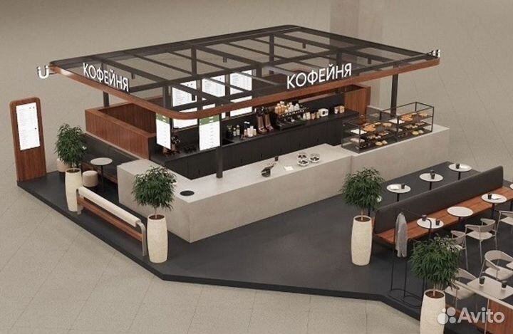 Кофейня в торговом центре