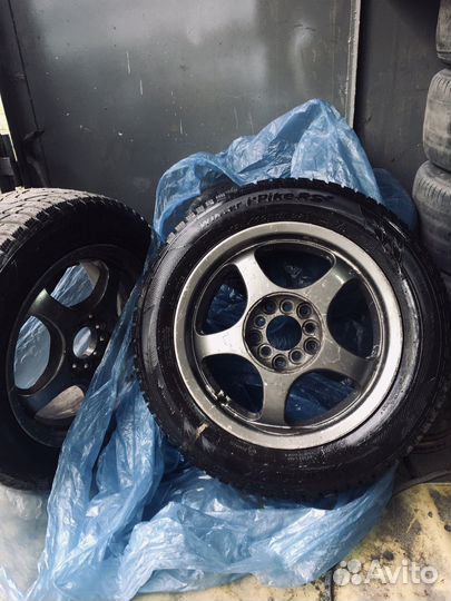 Колеса r15 на зимней резе hankook i*pike rs 2