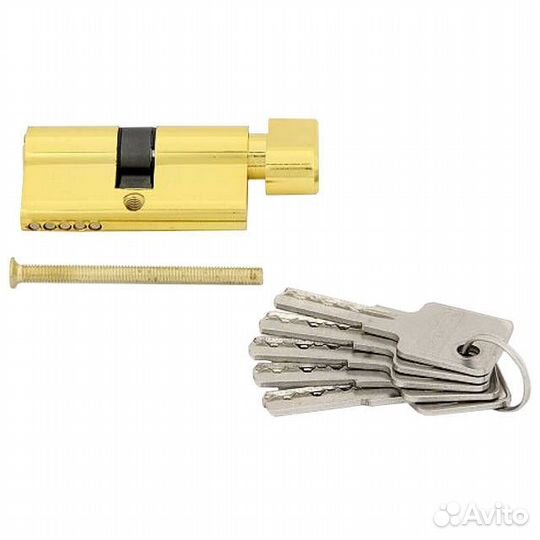 Цилиндр ключевой palladium 60мм 30+30 латунь верту