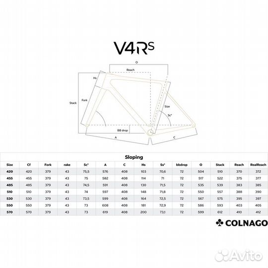 Велосипед шоссе Colnago V4Rs Disc Shimano Ultegra