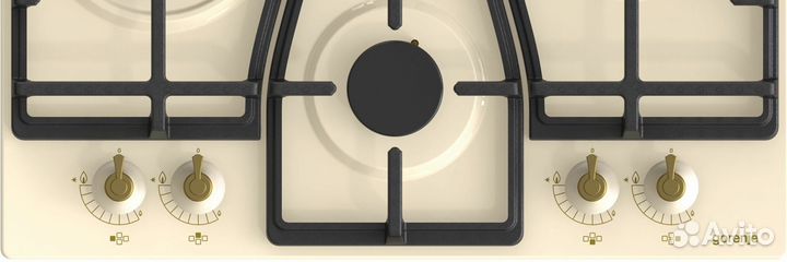 Газовая варочная панель Gorenje GW6D42CLI, бежевый