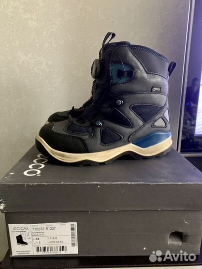 Зимние ботинки ecco