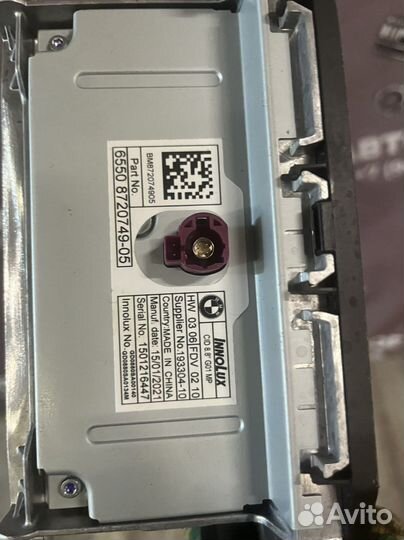 Bmw x4 g02 центральный информационный дисплей