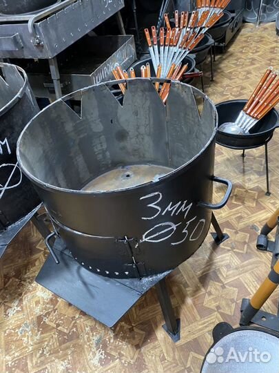 Печь для больших казанов