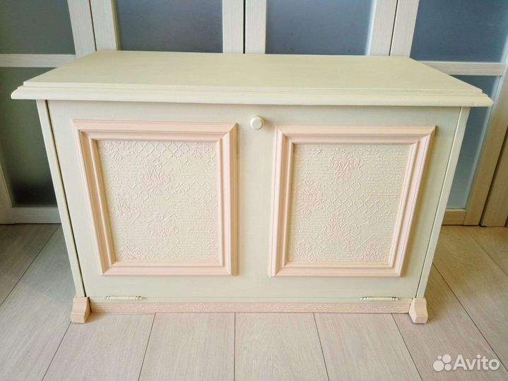 Тумба Обувница деревянная шпон авторский редизайн