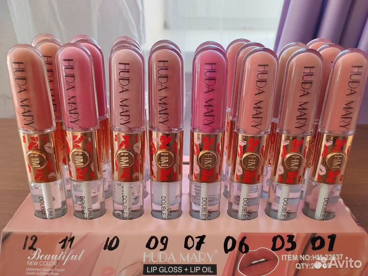 Помада и блеск для губ