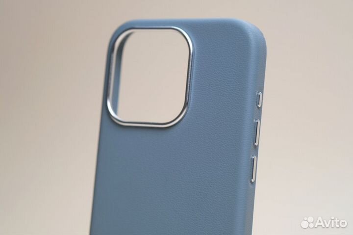 Чехол для iPhone 15 pro max из кожи