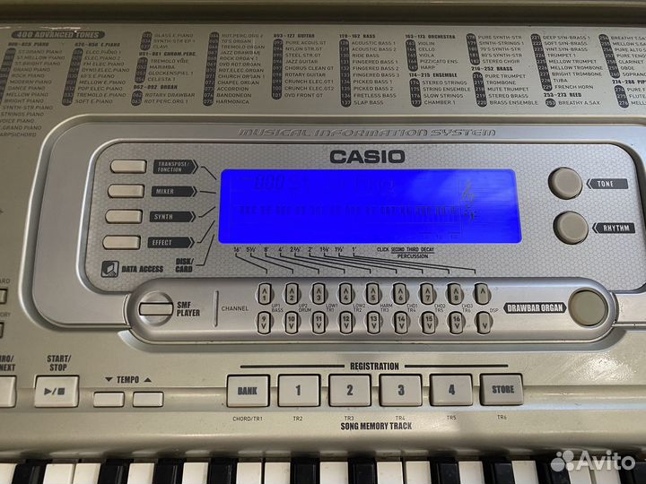Синтезатор casio wk3800