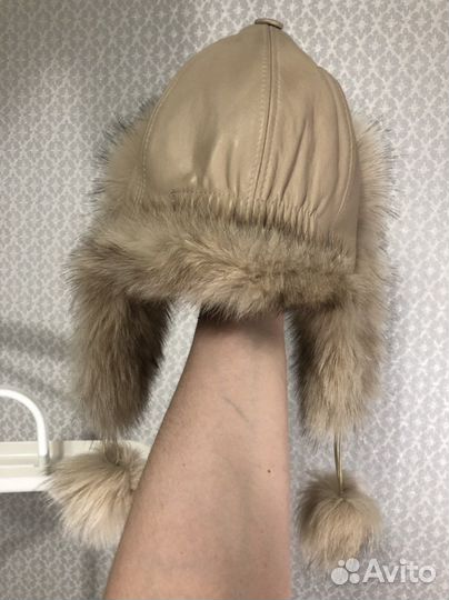 Меховая шапка 50 52 см