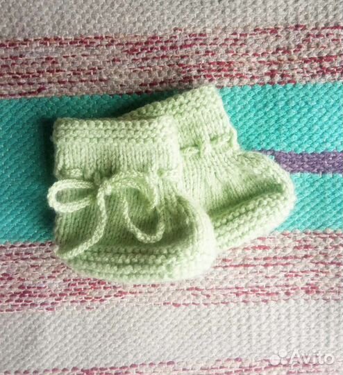 Пинетки пинеточки вязаные