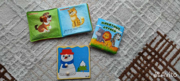 Развивающие игрушки 0+ пакетом