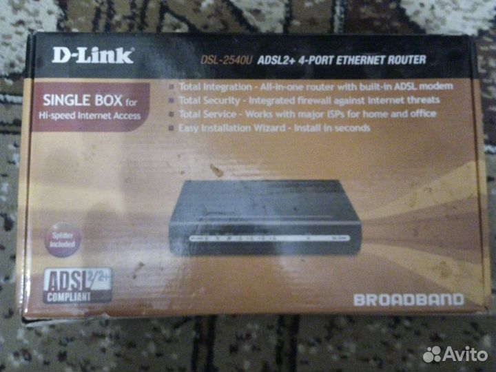 Adsl роутер d-link