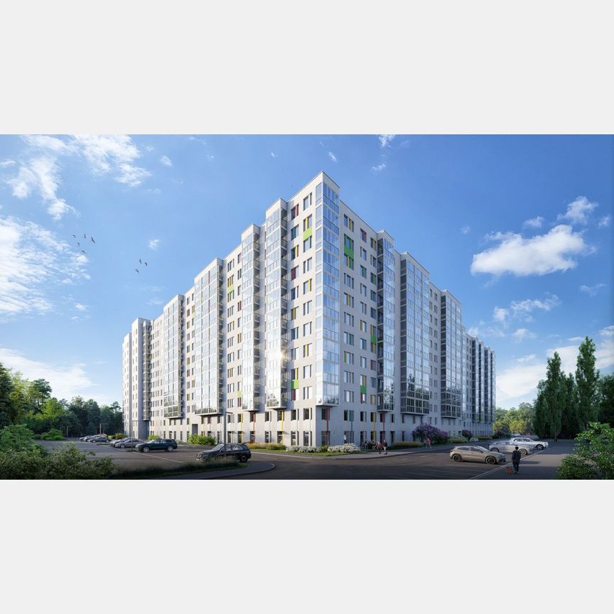 2-к. квартира, 64,1 м², 4/12 эт.