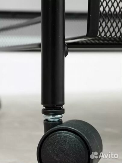 Этажерка 2-х ярусная на колесиках со столиком