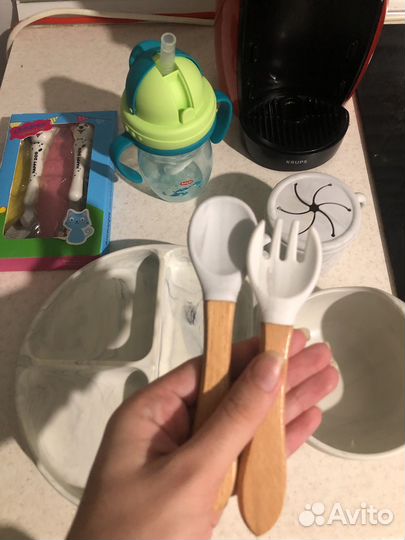 Детская посуда от 6 месяцев