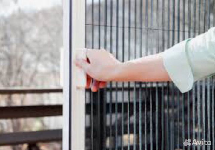 Сетка плиссе (сетка-гармошка) москитная