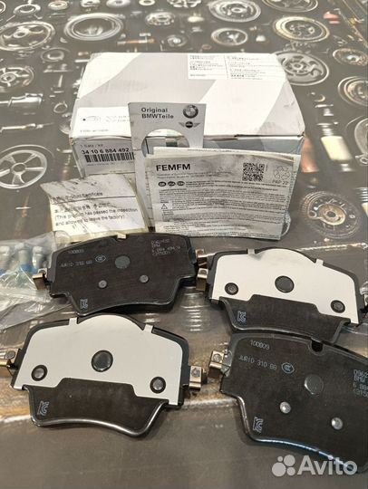 Колодки тормозные передние BMW 34106884492