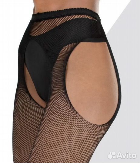Колготки чулки с доступом в сеточку