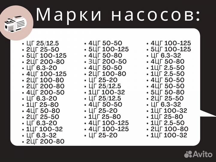 Насос 4цг 50-50