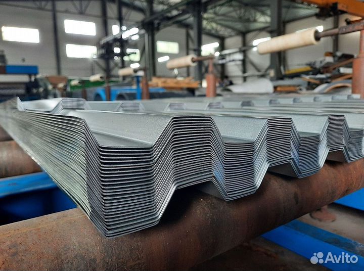 Профнастил оцинк Н75 0,9х750(800)х3000 У