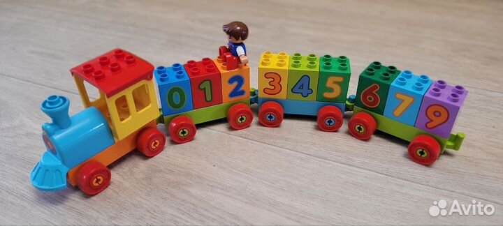 Lego дупло паровозик