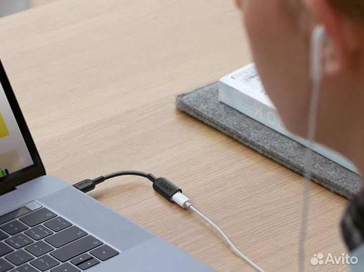 Кабель USB-C Lightning аудио новый