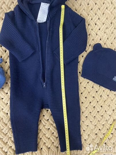 Вязаный комбинезон дракончик 68