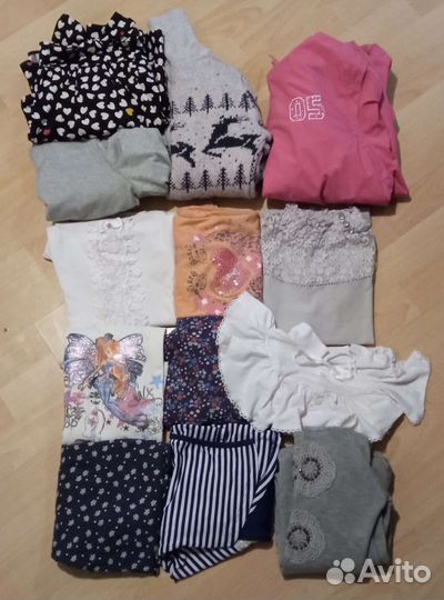 Пакет вещей на девочку рост 134