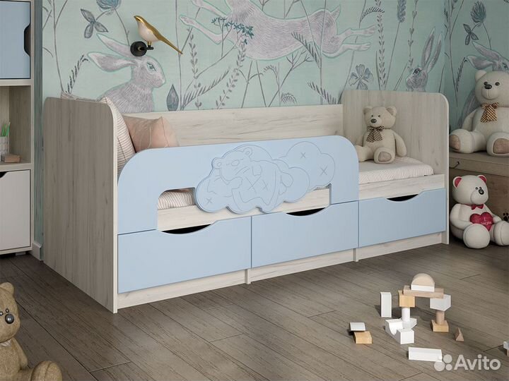 Детская кровать с Бортиком