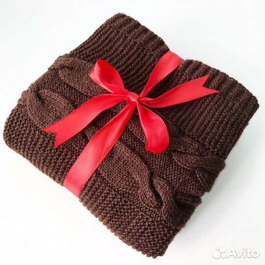 Детский вязаный плед