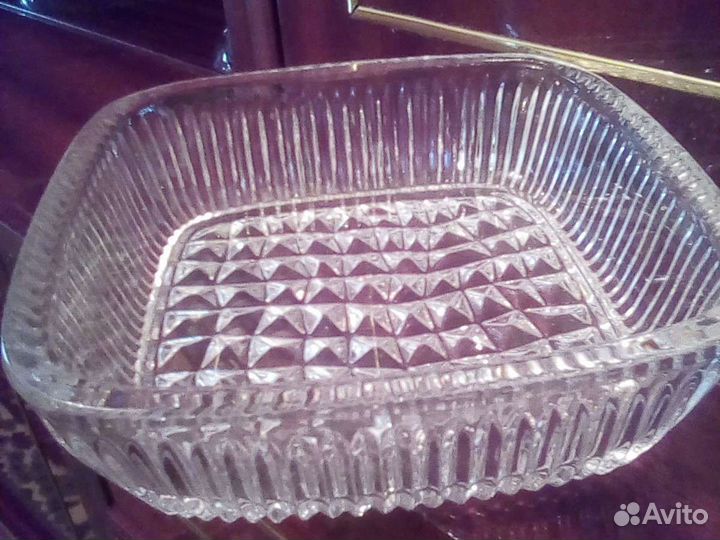 Хрустальный салатник СССР