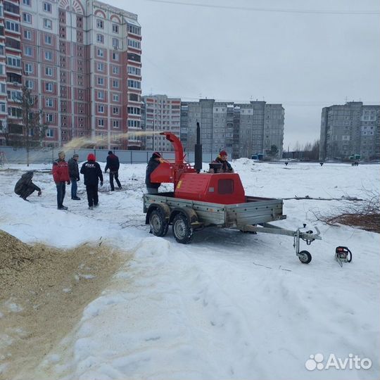 Измельчитель Измельчение веток Дробилка Аренда