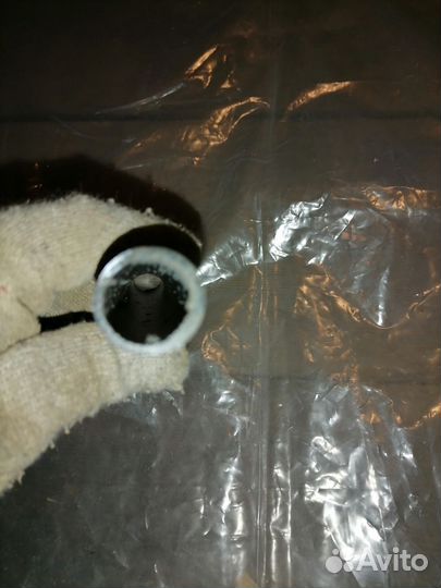 Труба гладкая жесткая пнд d25 черная