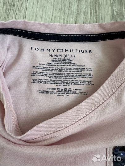 Tommy hilfiger лонгслив m 8-10 лет