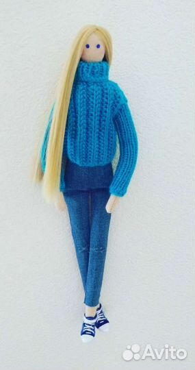 Текстильная кукла Тильда