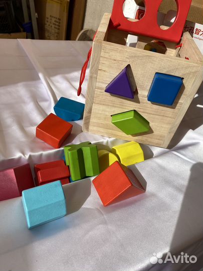 Кубики деревянные