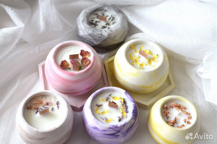 Свечи из соевого воска