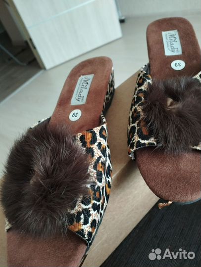 Тапочки женские Smile of Milady, 39 р., нов.в упак