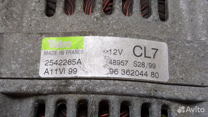 Генератор Peugeot 206, 2003