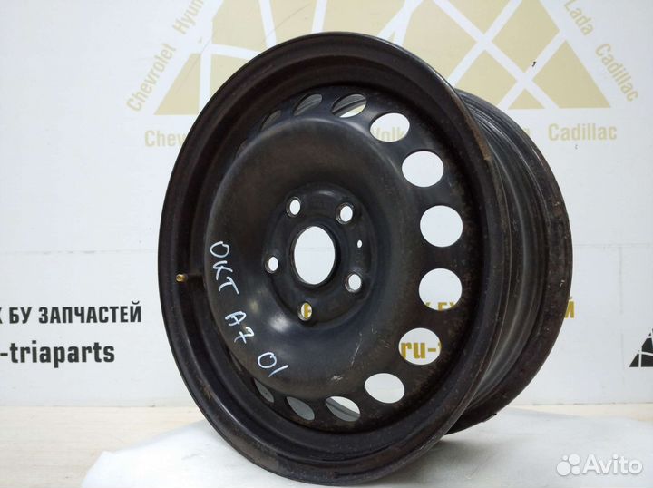 Диск штампованный R15 Skoda Octavia A7