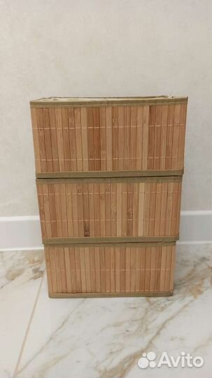 Новые коробки для хранения (3 штуки)