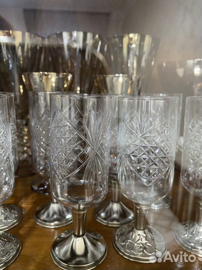 Хрустальные рюмки СССР