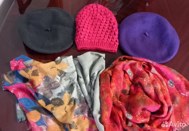 Шарфы, береты, шапка