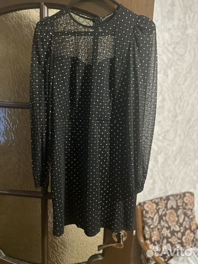Платье женское 42 44 черное вечернее