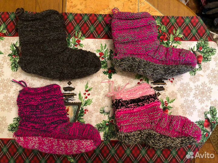 Вязаные носки