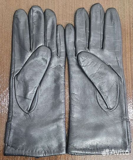 Перчатки женские кожаные р.7,5