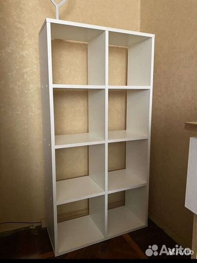 Стеллажи новые белые