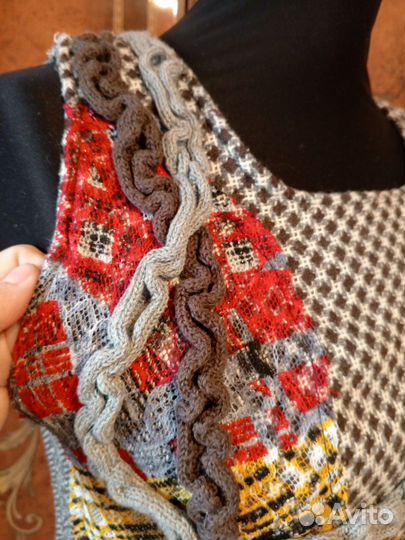 Бохо сарафан шерсть хлопок 44 р