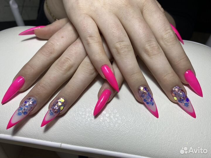 Маникюр, наращивание, снятие